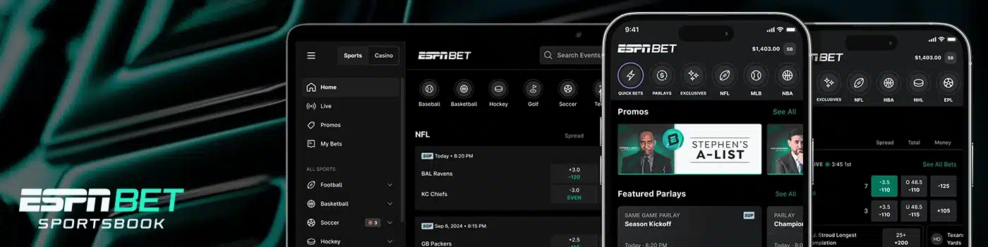 Louisianabettinghub ESPN Sportsbook Game Variety desktop banner
